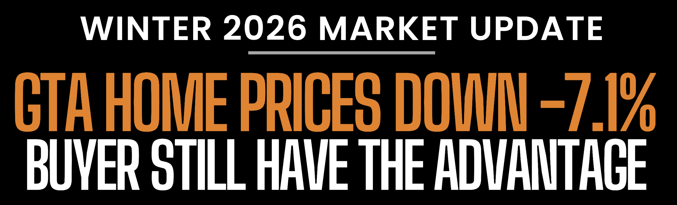 February 2026 housing prices in the Greater Toronto Area